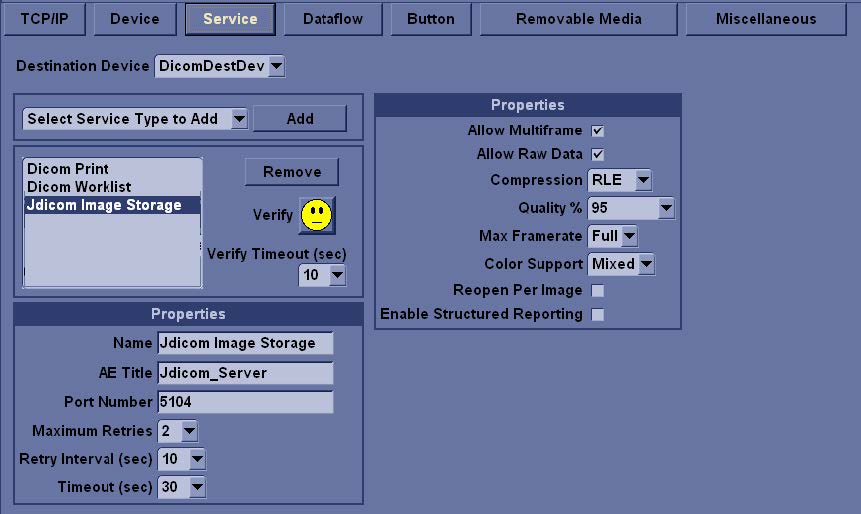 DICOM screen